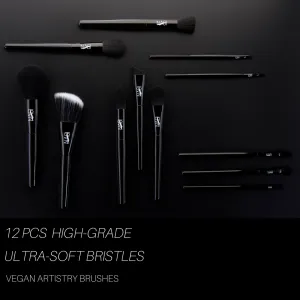 12-Piece Makeup Brush Set