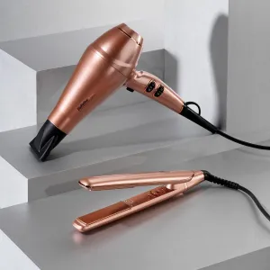 BaByliss Pro Keratin Lustre Rose Gold Hairdryer & Styler Set