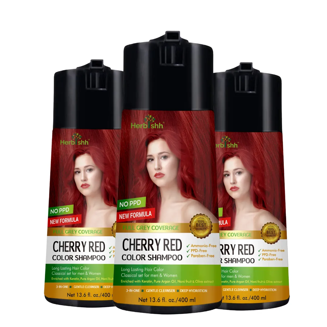 Buy 3-PCS  PPD Free Hair Color Shampoo Get 2 Hair Mask Free - Herbishh