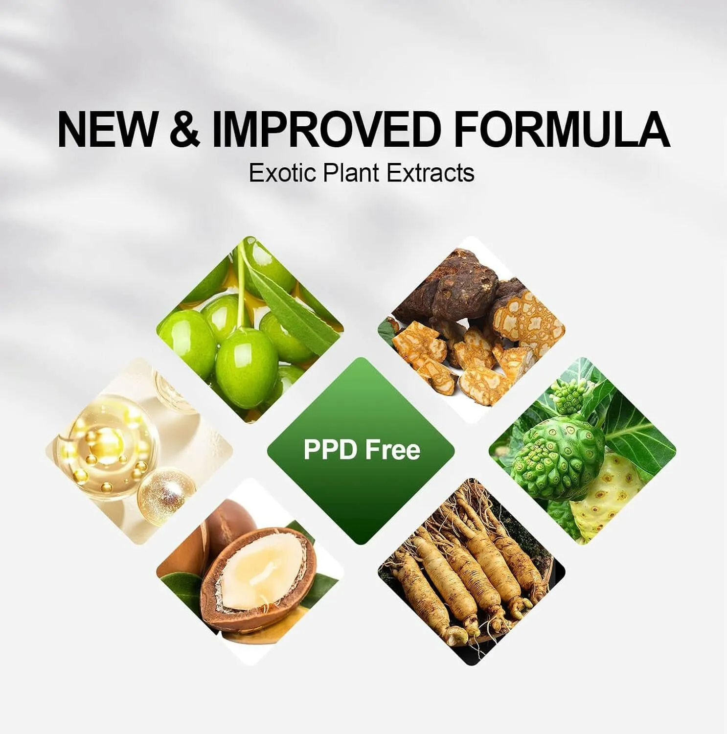Buy 3-PCS  PPD Free Hair Color Shampoo Get 2 Hair Mask Free - Herbishh