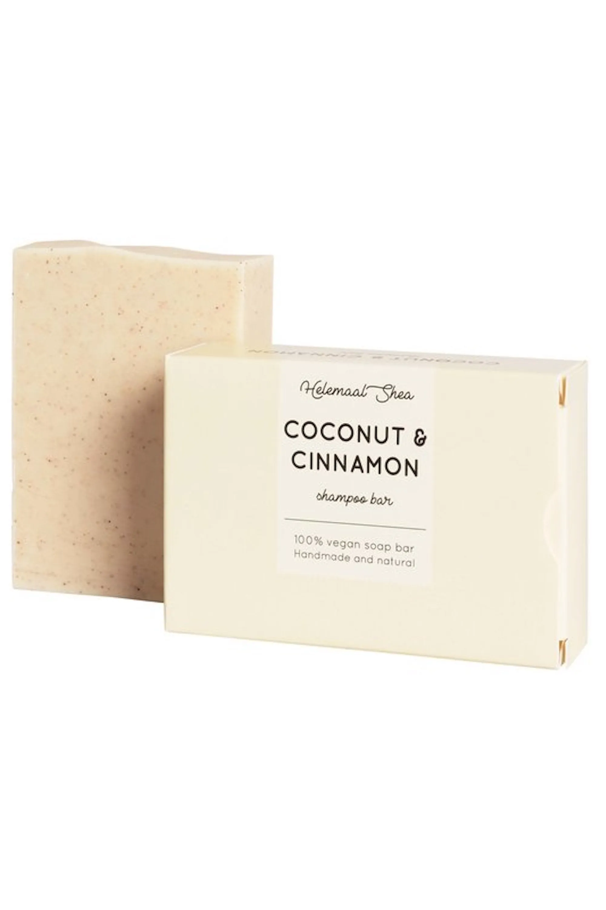 coconut & cinnamon shampoo bar