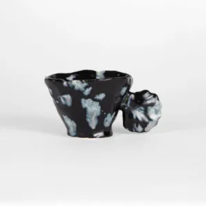 Handmade Ceramic Mug "Kissing Auroras"