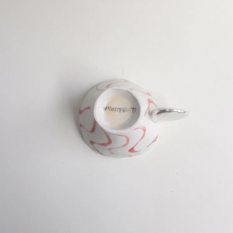 Handmade Ceramic Mug "Silver Linings"