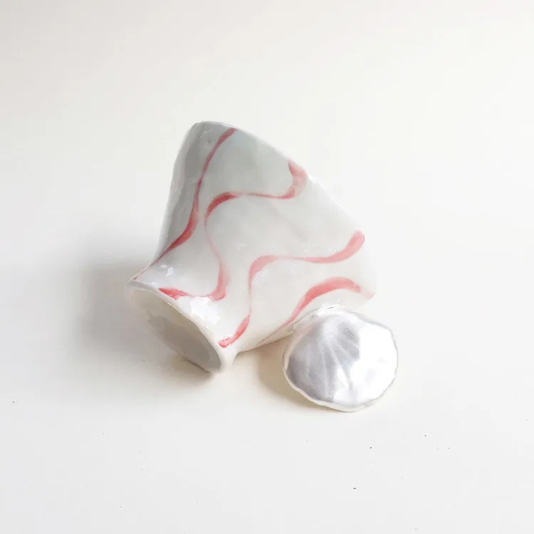 Handmade Ceramic Mug "Silver Linings"